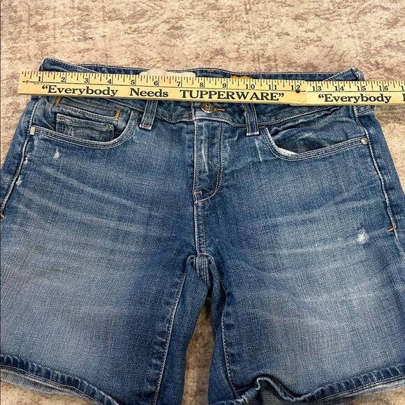 Anthropologie Pilcro and the letter press Blue Denim Shorts size 26 - Picture 4 of 7